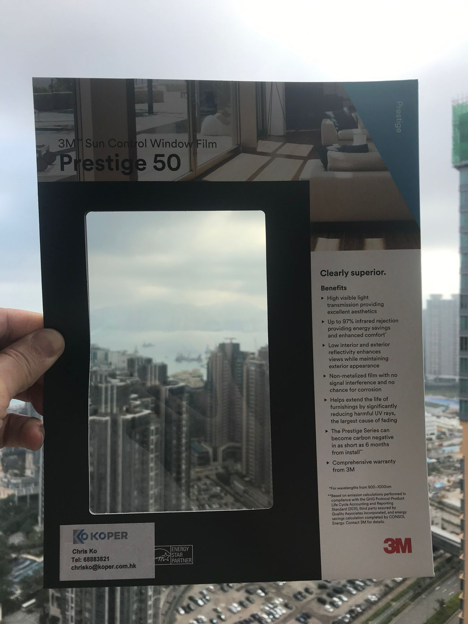 3M Sun Control Film (PR50)